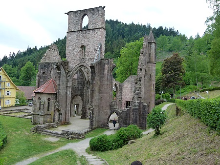 Klosterruine Allerheiligen im Nordschwarzwald - Urlaub in einer Ferienwohnung mit Hund